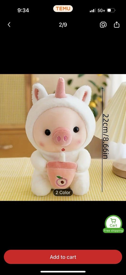 Plush Piggy Toy